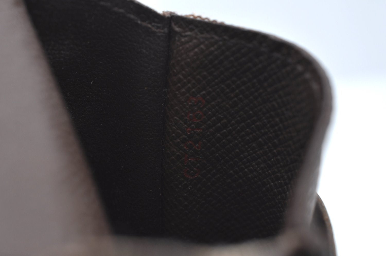 Authentic Louis Vuitton Damier Etui Cigarette Case N63024 LV K5033