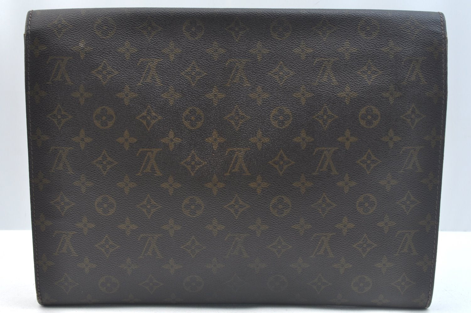 Authentic Louis Vuitton Monogram Poche Ministre Document Case M53445 LV K5037