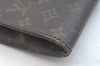 Authentic Louis Vuitton Monogram Poche Ministre Document Case M53445 LV K5037