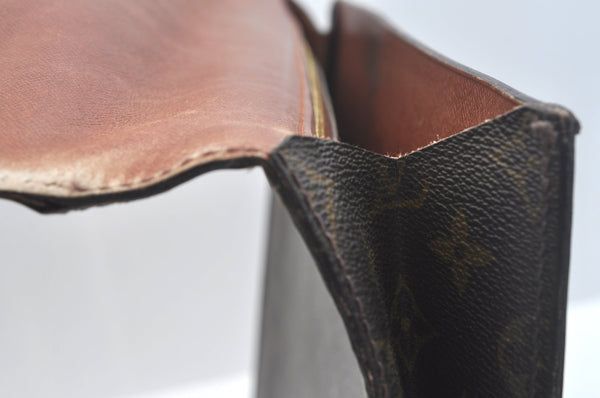 Authentic Louis Vuitton Monogram Poche Ministre Document Case M53445 LV K5037