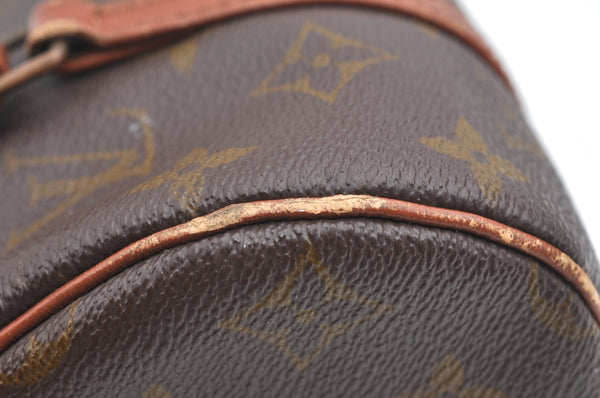 Authentic Louis Vuitton Monogram Papillon 22 Hand Bag Old Model LV K5041