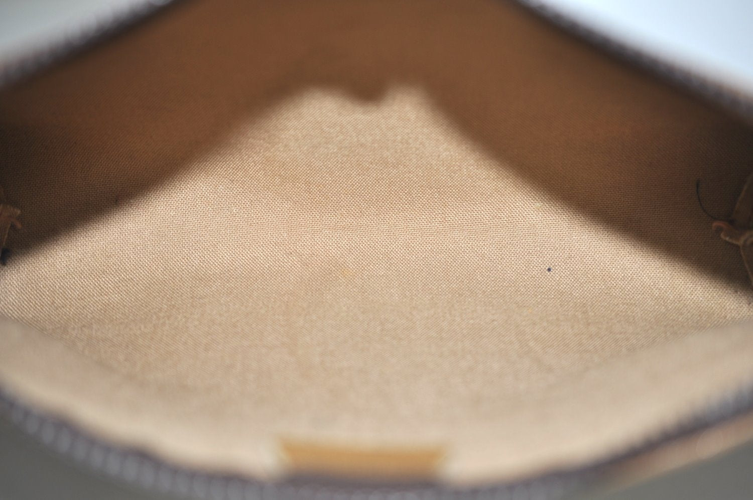 Authentic GUCCI GG Plus Clutch Hand Bag Purse PVC Leather Brown K5055