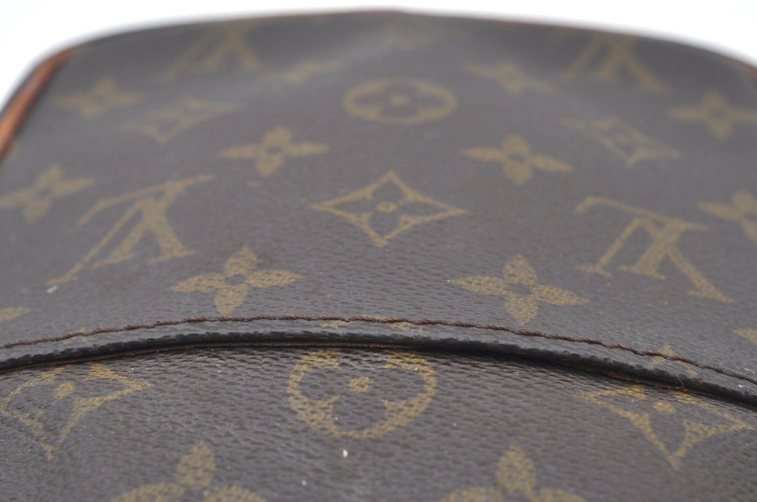 Auth Louis Vuitton Monogram Danube Shoulder Cross Bag Old Model LV Junk K5056