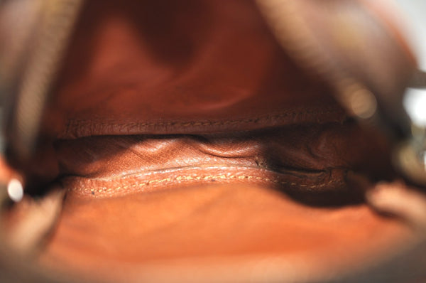 Auth Louis Vuitton Monogram Mini Poche Danube Shoulder Cross Bag Old Model K5065