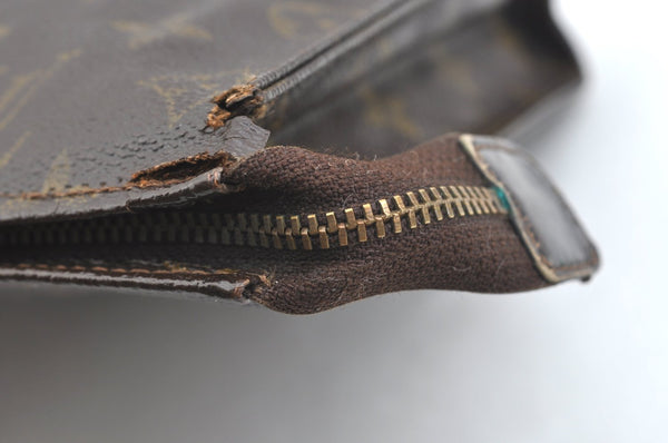 Auth Louis Vuitton Monogram Poche Toilette 26 Cosmetics Pouch Old Model LV K5066