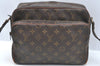 Authentic Louis Vuitton Monogram Nile Shoulder Cross Body Bag Old Model LV K5069