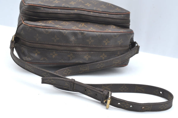 Authentic Louis Vuitton Monogram Nile Shoulder Cross Body Bag Old Model LV K5069