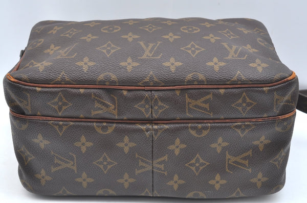 Authentic Louis Vuitton Monogram Nile Shoulder Cross Body Bag Old Model LV K5069