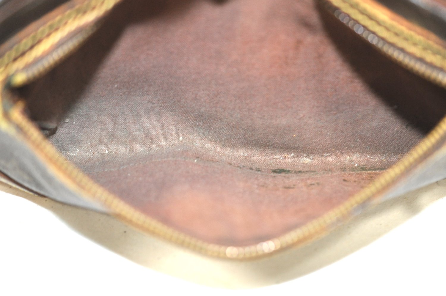 Auth Louis Vuitton Monogram Marly Dragonne GM Clutch Bag Old Model LV Junk K5070