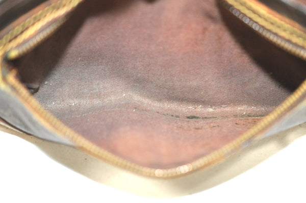 Auth Louis Vuitton Monogram Marly Dragonne GM Clutch Bag Old Model LV Junk K5070