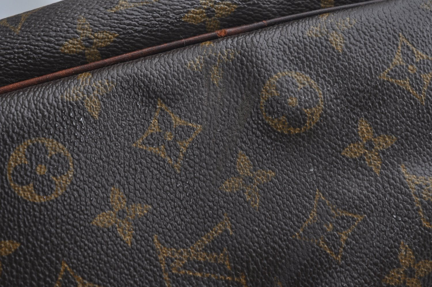 Authentic Louis Vuitton Monogram Deauville Hand Bag M47270 LV K5073