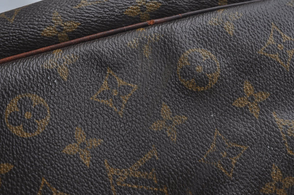 Authentic Louis Vuitton Monogram Deauville Hand Bag M47270 LV K5073