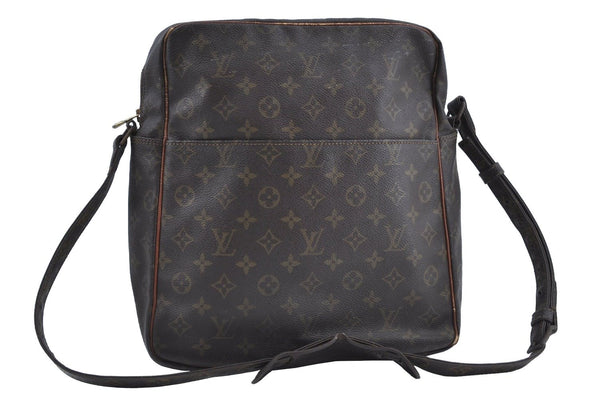 Authentic Louis Vuitton Monogram Marceau Shoulder Cross Body Bag Old Model K5078