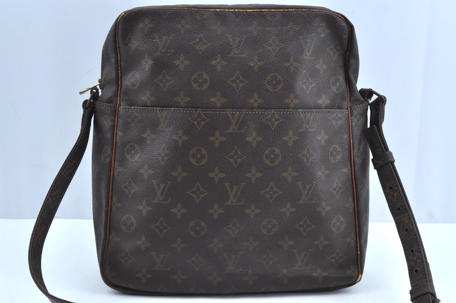 Authentic Louis Vuitton Monogram Marceau Shoulder Cross Body Bag Old Model K5078