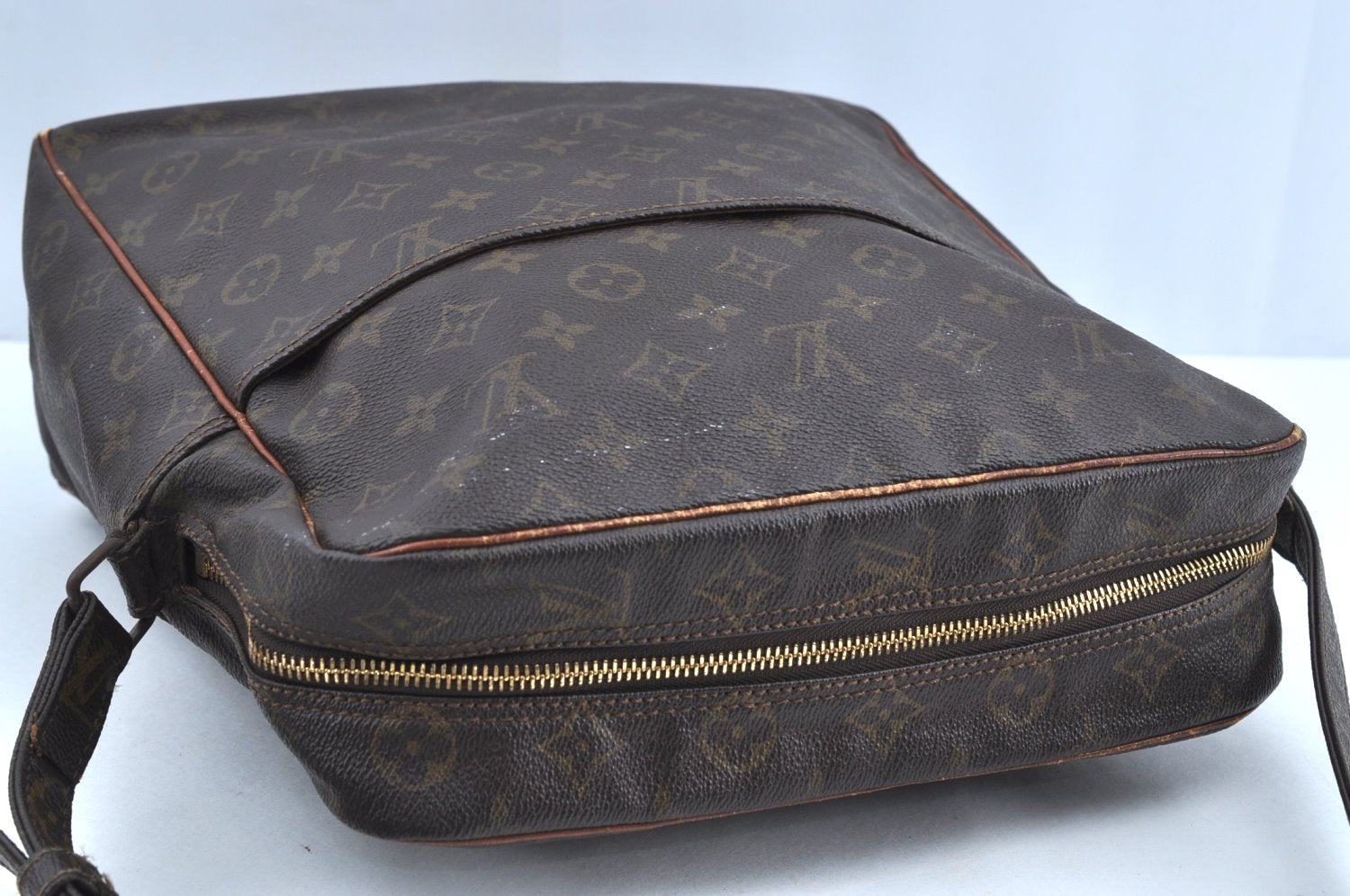Authentic Louis Vuitton Monogram Marceau Shoulder Cross Body Bag Old Model K5078