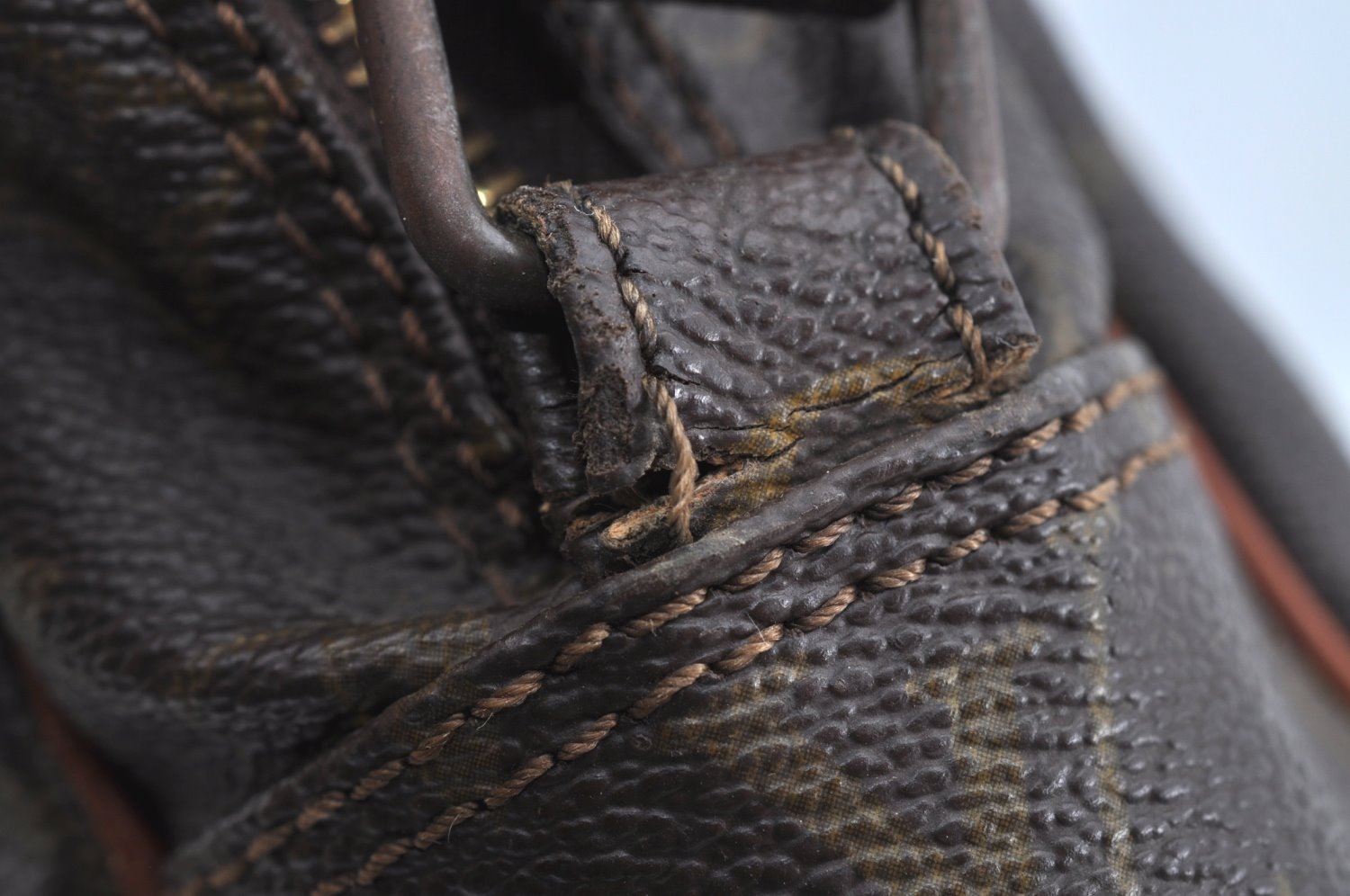 Authentic Louis Vuitton Monogram Marceau Shoulder Cross Body Bag Old Model K5078