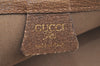 Authentic GUCCI Web Sherry Line GG Plus Tote Bag GG PVC Leather Brown K5081