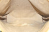 Authentic GUCCI Web Sherry Line GG Plus Tote Bag GG PVC Leather Brown K5081