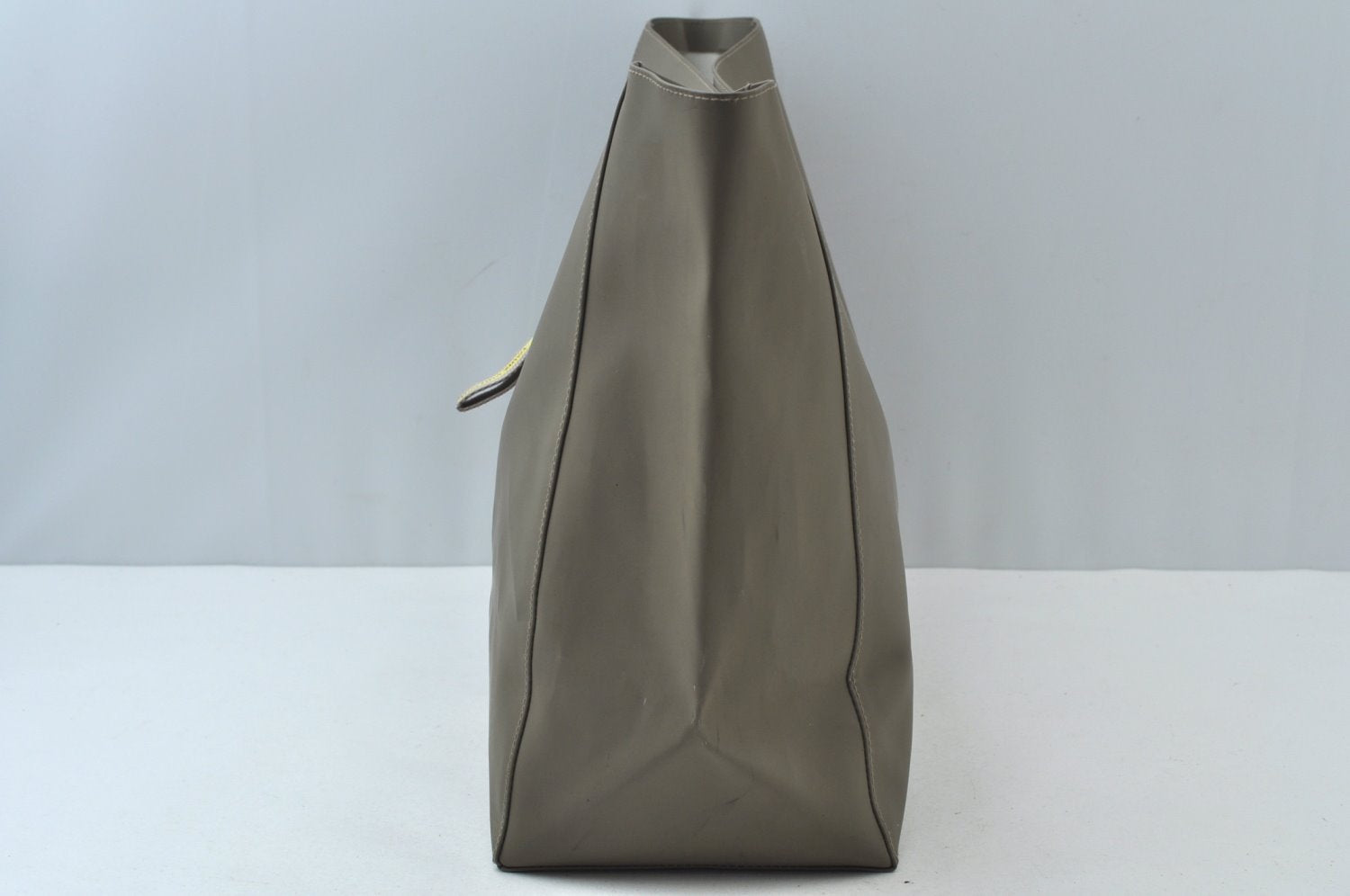 Authetic Louis Vuitton LV Cup 2003 Limited Hand Bag Gray Yellow D60182 LV K5086