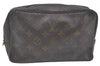 Auth Louis Vuitton Monogram Trousse Toilette 23 Clutch Hand Bag M47524 LV K5088