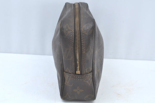 Auth Louis Vuitton Monogram Trousse Toilette 23 Clutch Hand Bag M47524 LV K5088