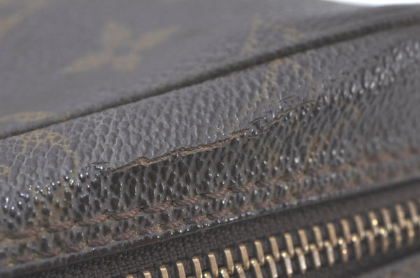 Auth Louis Vuitton Monogram Trousse Toilette 23 Clutch Hand Bag M47524 LV K5088