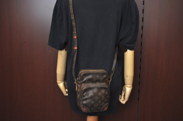 Authentic Louis Vuitton Monogram Amazone Shoulder Cross Body Bag M45236 LV K5093