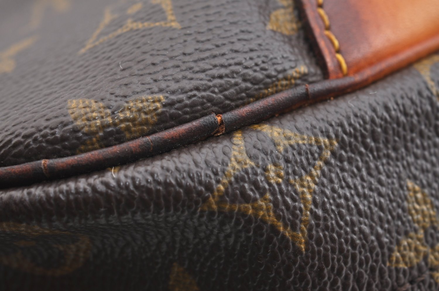 Authentic Louis Vuitton Monogram Deauville Hand Bag M47270 LV K5095