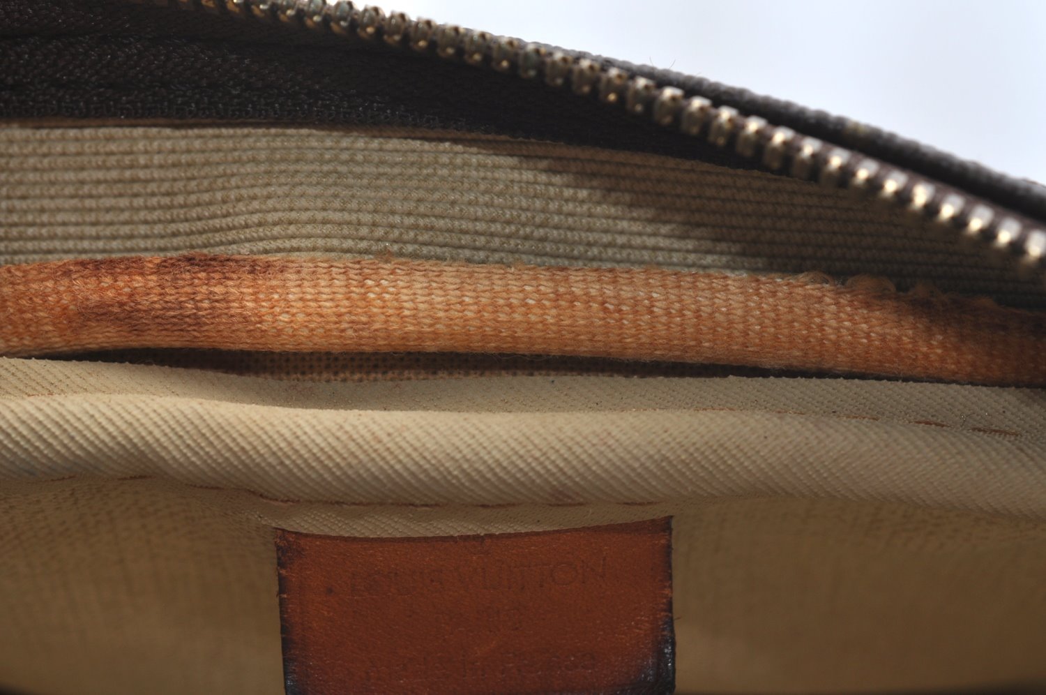 Authentic Louis Vuitton Monogram Deauville Hand Bag M47270 LV K5095