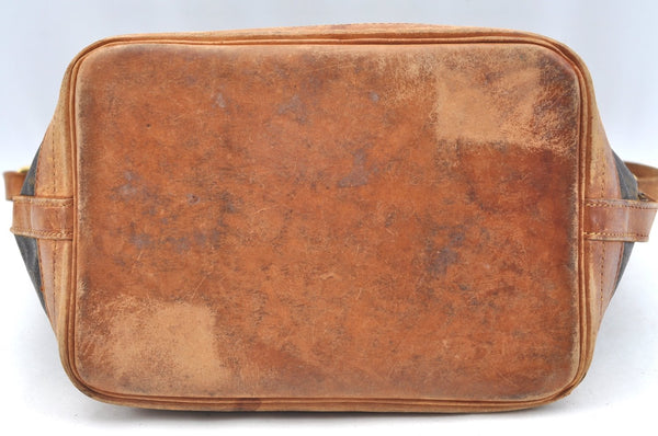 Authentic Louis Vuitton Monogram Noe Shoulder Drawstring Bag Old Model LV K5097