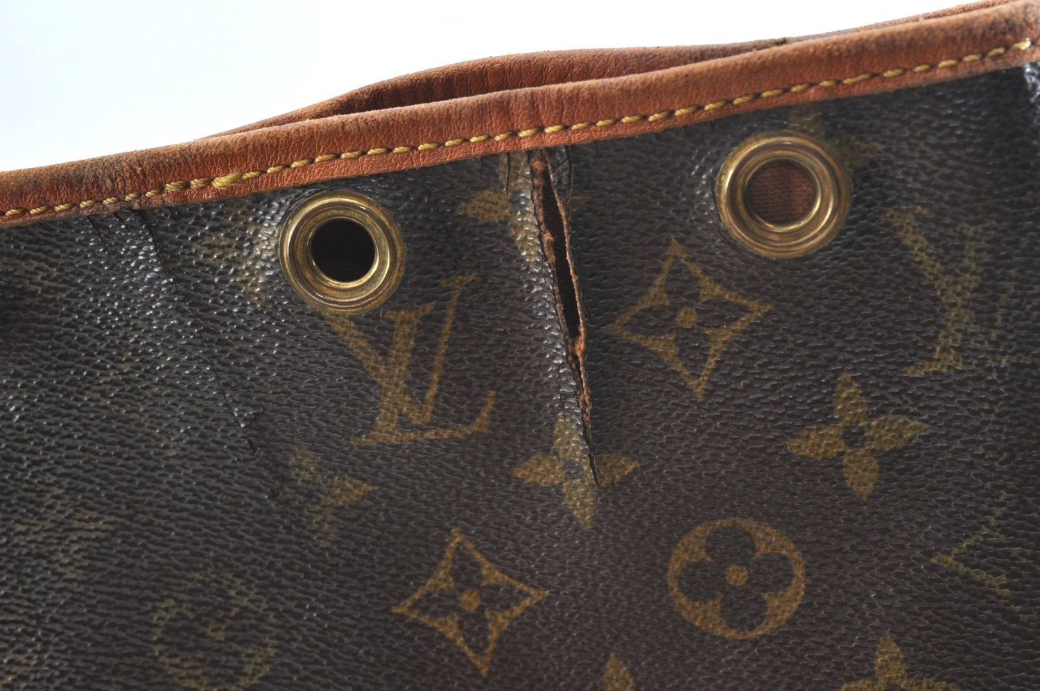 Authentic Louis Vuitton Monogram Noe Shoulder Drawstring Bag Old Model LV K5097