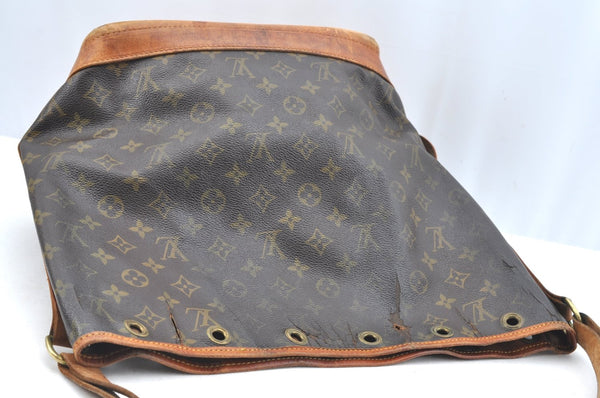 Authentic Louis Vuitton Monogram Noe Shoulder Drawstring Bag Old Model LV K5097