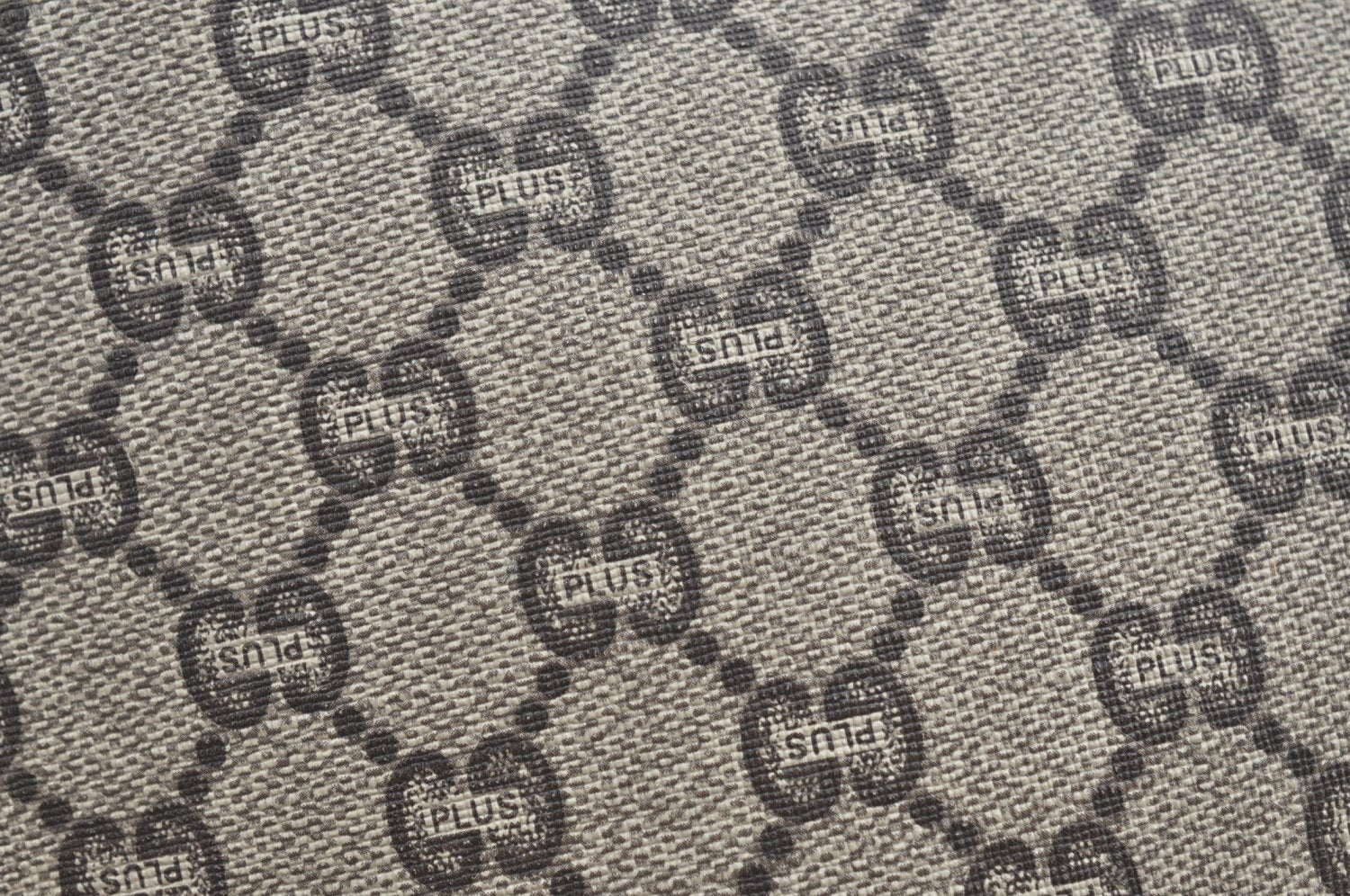 Authentic GUCCI GG Plus Clutch Hand Bag Purse PVC Leather Brown K5104