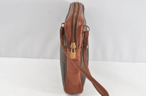 Authentic Louis Vuitton Monogram Pochette Sport Clutch Hand Bag Old Model K5105