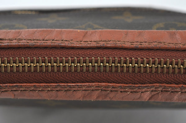 Authentic Louis Vuitton Monogram Pochette Sport Clutch Hand Bag Old Model K5105