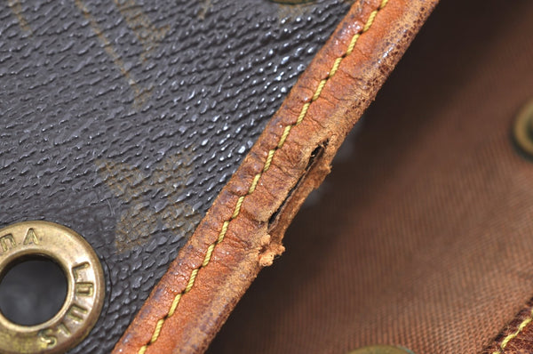 Authentic Louis Vuitton Monogram Petit Noe M42226 Shoulder Drawstring Bag K5113