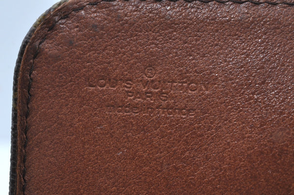 Authentic Louis Vuitton Monogram Cartouchiere MM Shoulder Bag Old Model LV K5114