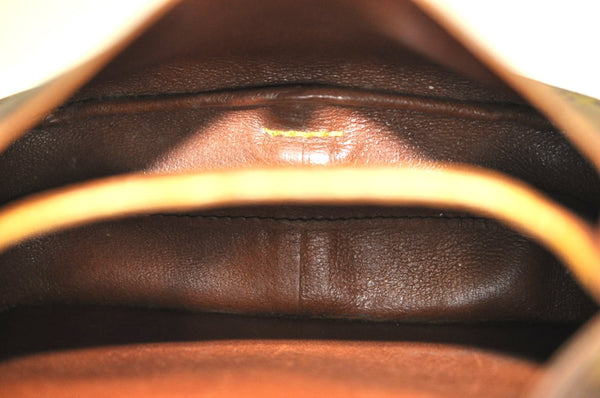 Authentic Louis Vuitton Monogram Cartouchiere MM Shoulder Bag Old Model LV K5114