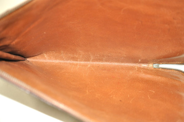 Authentic Louis Vuitton Monogram Poche Documents Document Case Old Model K5118