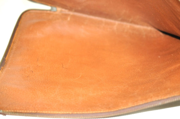 Authentic Louis Vuitton Monogram Poche Documents Document Case Old Model K5118