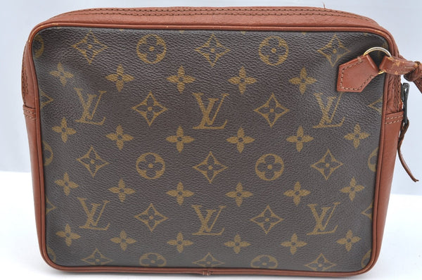 Auth Louis Vuitton Monogram Pochette Sport Clutch Hand Bag Old Model Junk K5120