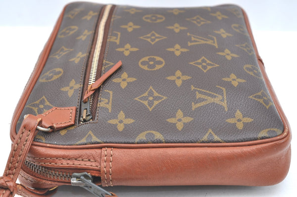 Auth Louis Vuitton Monogram Pochette Sport Clutch Hand Bag Old Model Junk K5120
