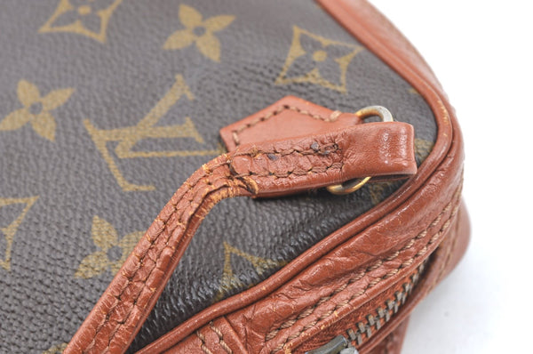 Auth Louis Vuitton Monogram Pochette Sport Clutch Hand Bag Old Model Junk K5120