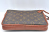 Auth Louis Vuitton Monogram Pochette Sport Clutch Hand Bag Old Model Junk K5120