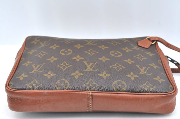 Auth Louis Vuitton Monogram Pochette Sport Clutch Hand Bag Old Model Junk K5120