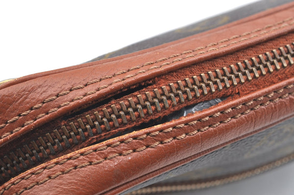 Auth Louis Vuitton Monogram Pochette Sport Clutch Hand Bag Old Model Junk K5120