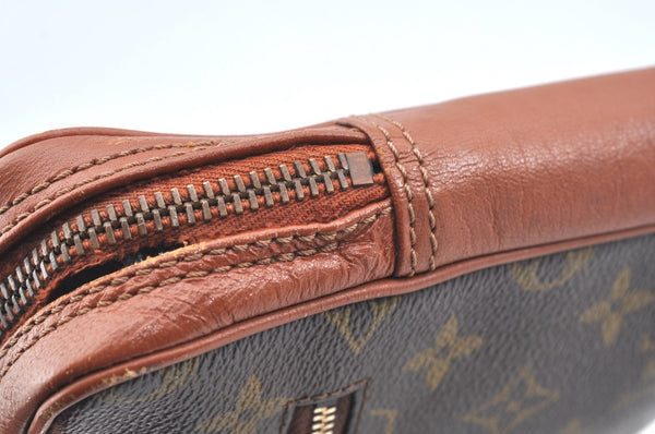 Auth Louis Vuitton Monogram Pochette Sport Clutch Hand Bag Old Model Junk K5120