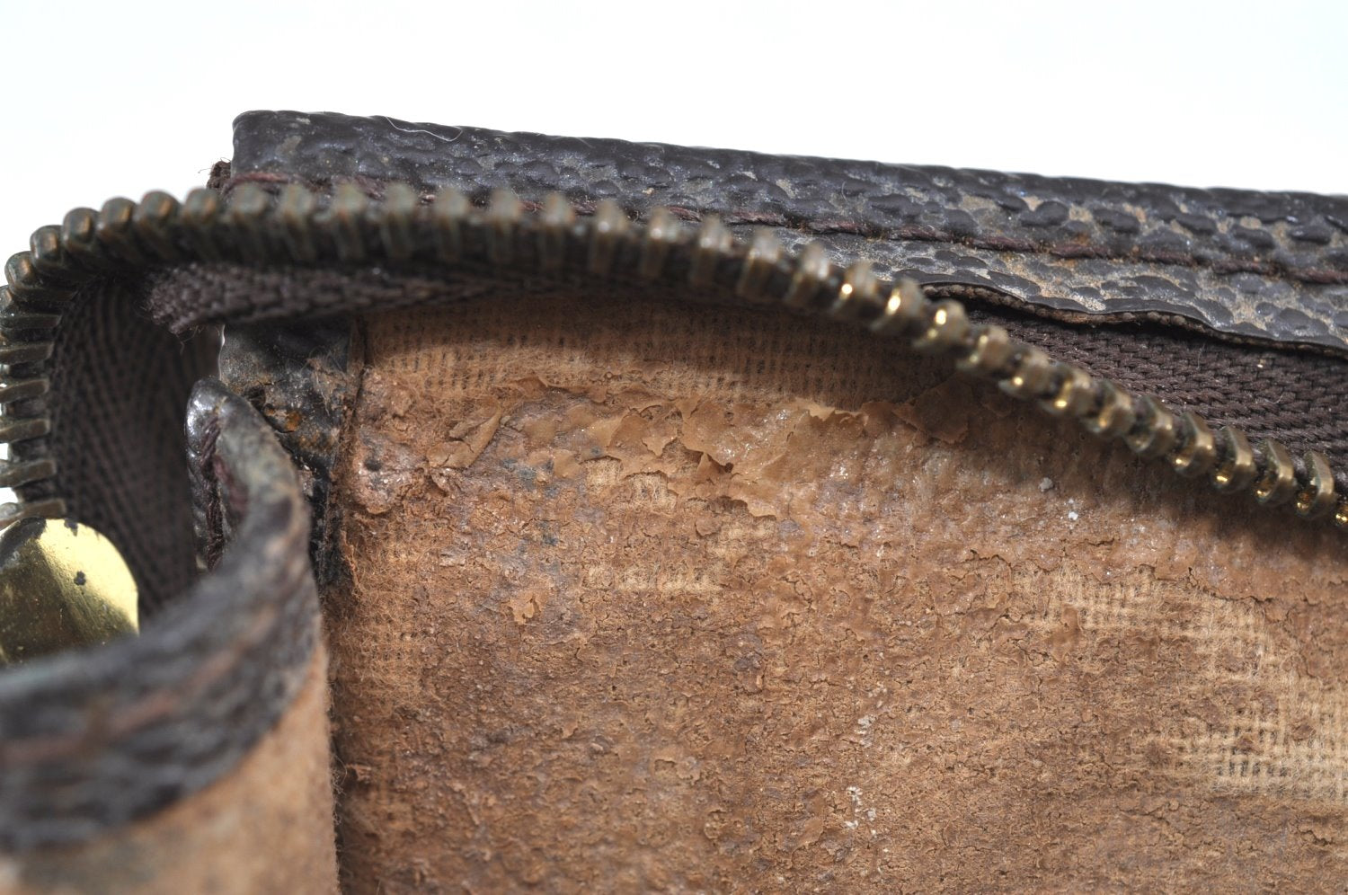 Auth Louis Vuitton Monogram Poche Toilette 15 M47546 Cosmetics Pouch Junk K5121