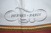 Authentic HERMES Carre 90 Scarf "REPRISE" Silk Bordeaux Red K5126