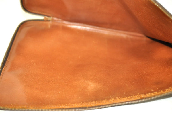 Authentic Louis Vuitton Monogram Poche Documents Document Case M53400 LV K5127